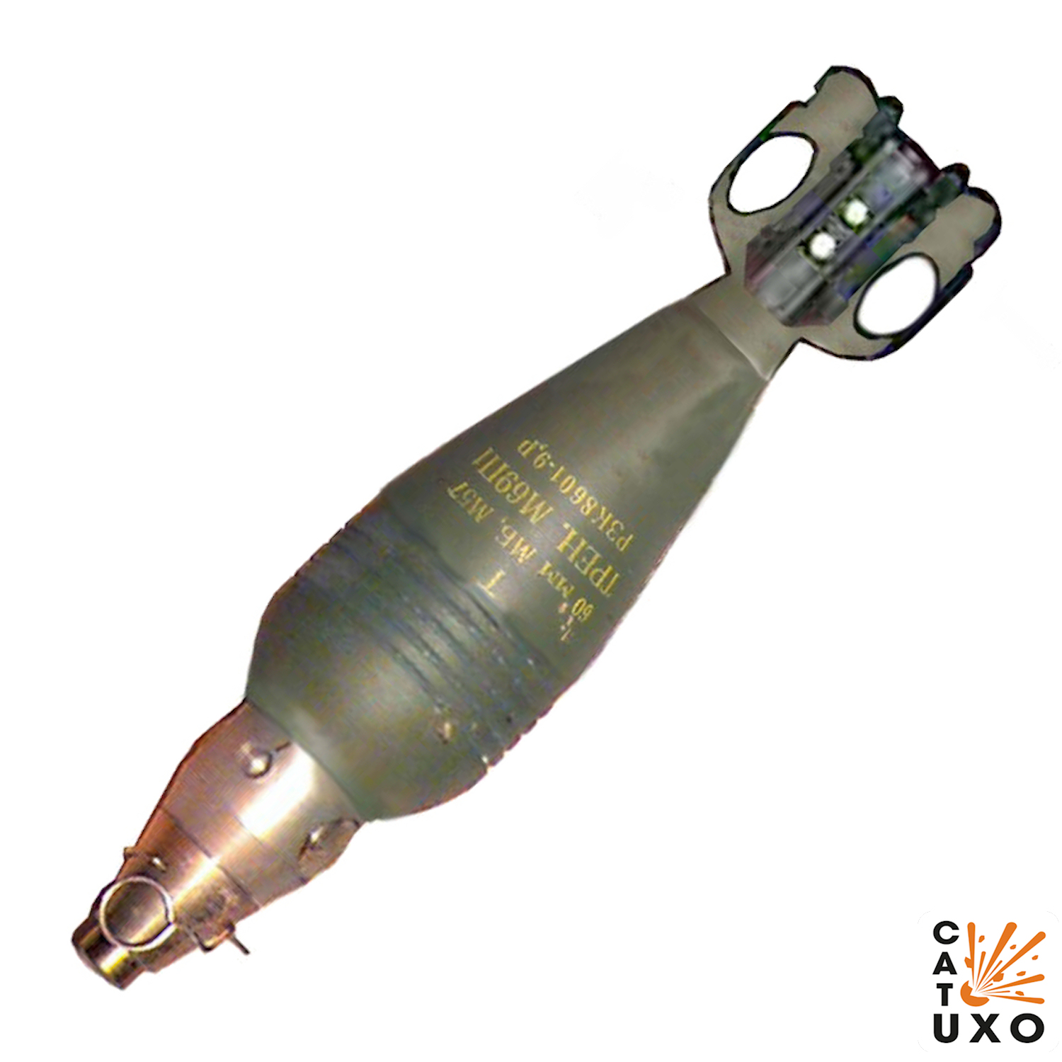 CAT-UXO - 60mm m69 p1 mortar bomb