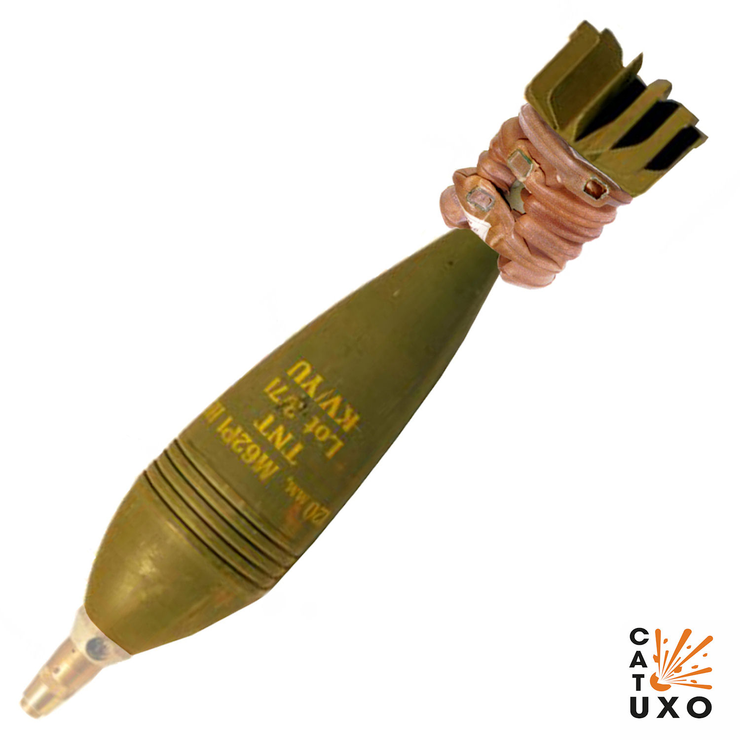 CAT-UXO - 120mm m62 p1 mortar bomb