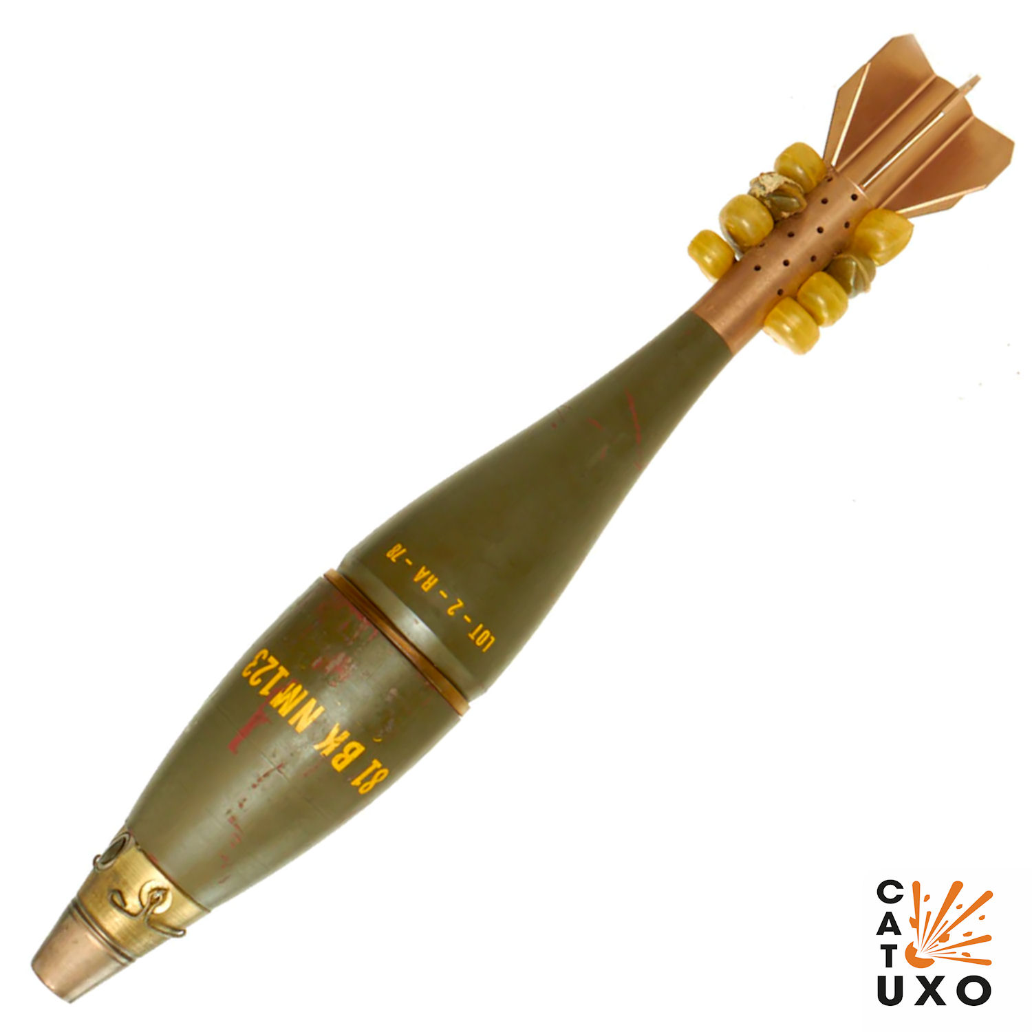 CAT-UXO - 81mm nm123 mortar bomb