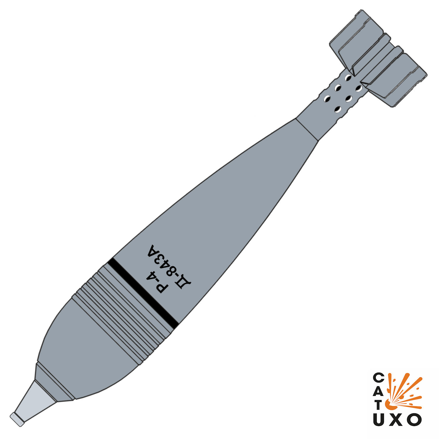 CAT-UXO - D 843a mortar bomb