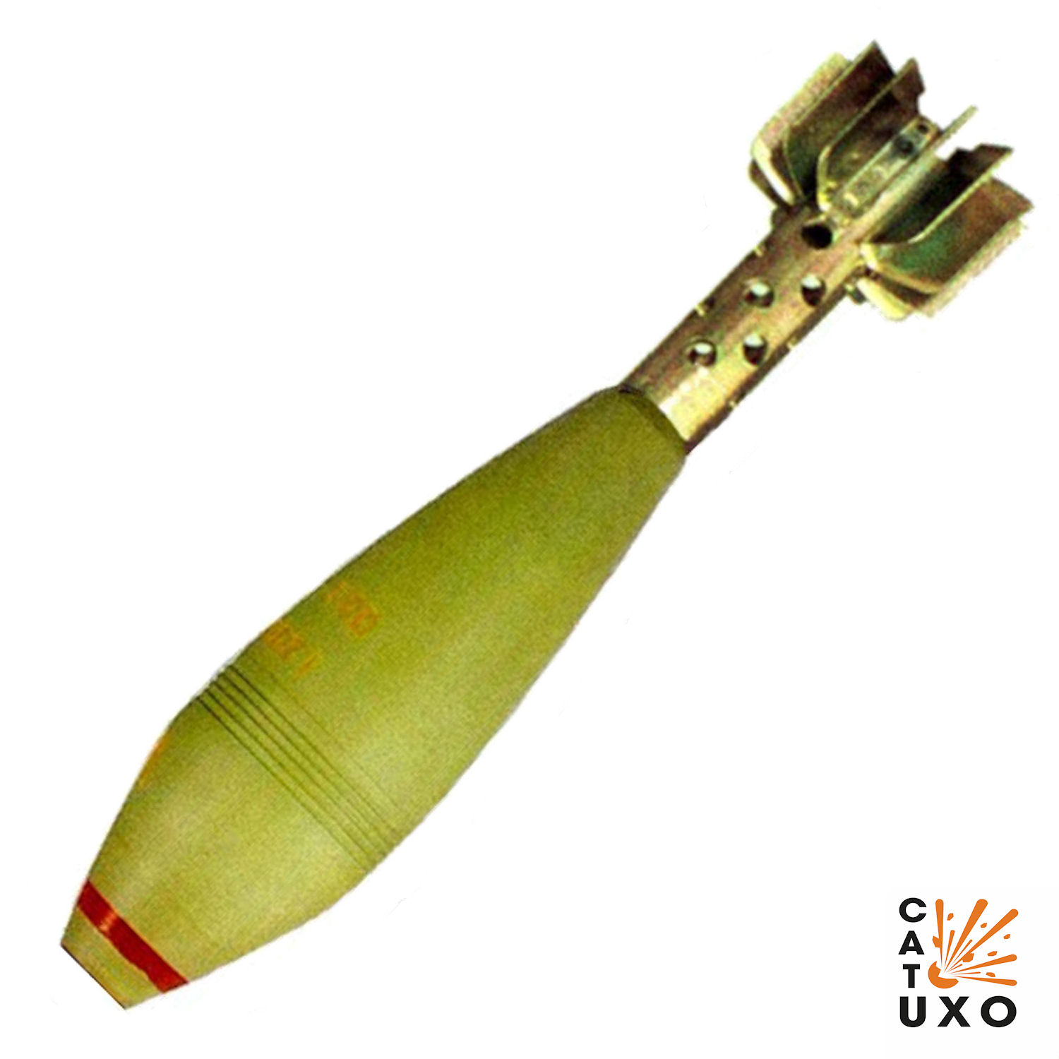 CAT-UXO - 120mm m44a1 mortar bomb