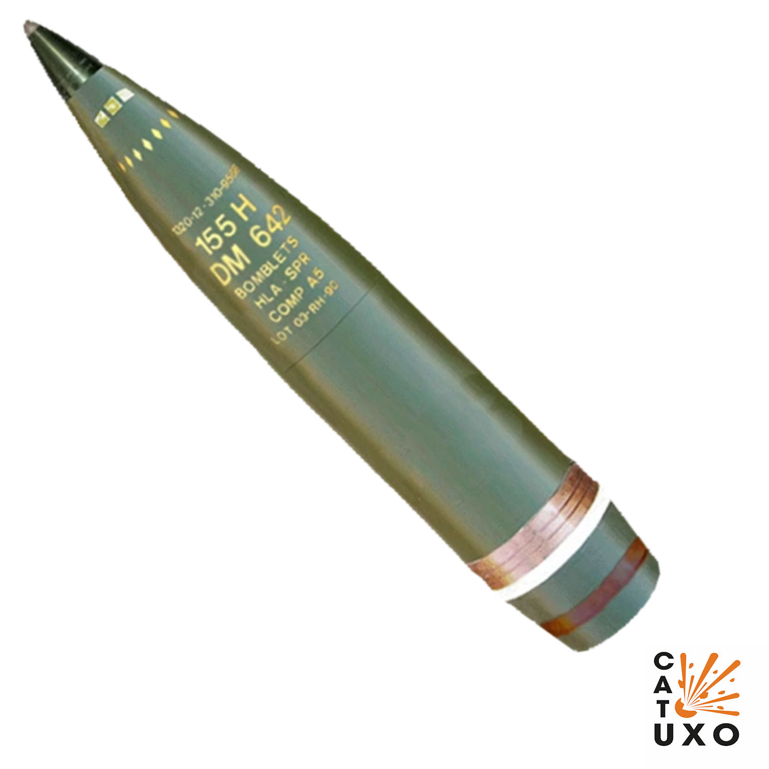 CAT-UXO - 155mm dm642 projectile