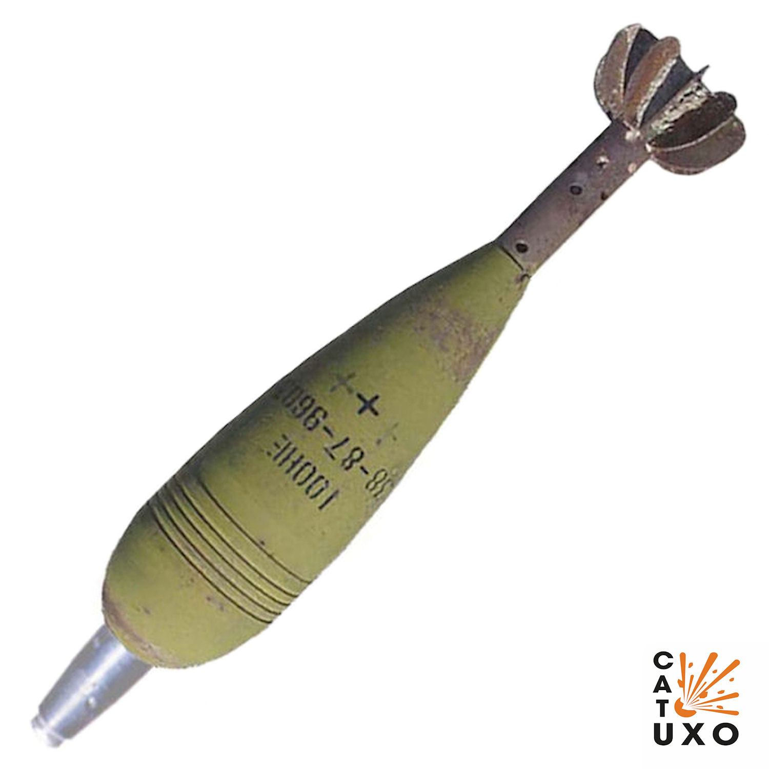 CAT-UXO - 100mm type 71 mortar bomb he